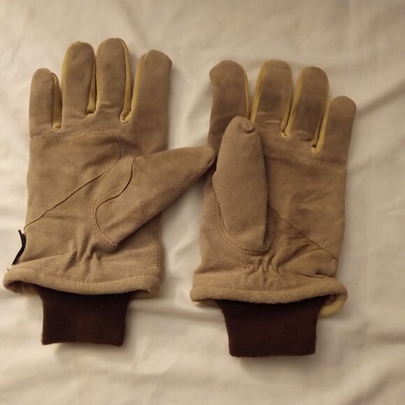 Thinsulate Wells Lamont Cowhide Heavy Duty Work Gloves Size Large - Picture 2 of 4